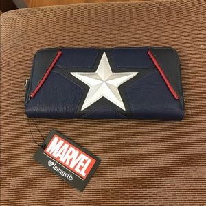 Marvel Loungefly Captain America Wallet